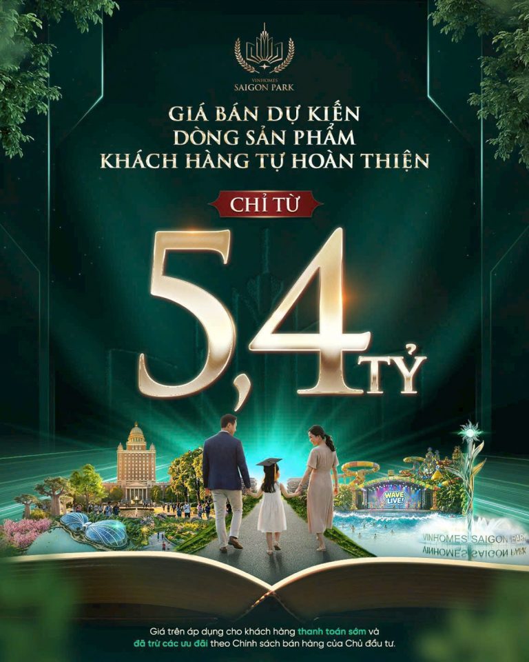 Bảng giá Vinhomes Sài Gòn Park